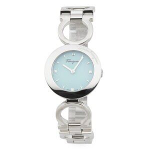 FERRAGAMO Silver Women's Swiss Made 28mm Bracelet Watch